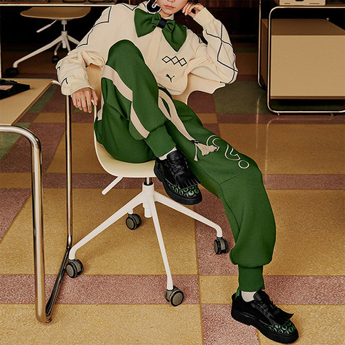 Puma/彪马正品STAFFONLY MONOPOLY男女同款针织束脚长裤539890-80