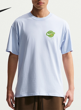 Nike/耐克正品夏季男士休闲宽松印花针织圆领透气T恤IR4965-407