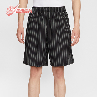 IF0378 Nike 梭织条纹印花休闲短裤 Sportswear男士 010 耐克正品