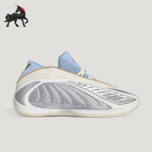 Adidas/阿迪达斯正品ANTHONY EDWARDS 2男女耐磨中帮篮球鞋KJ5134