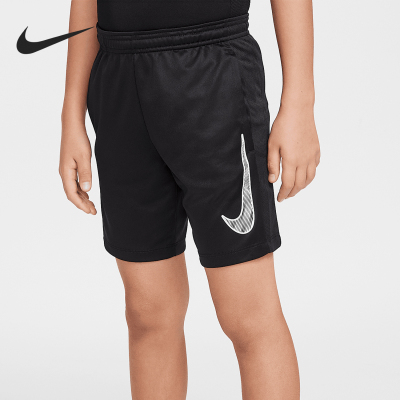 Nike/耐克正品夏季新款大童宽松透气针织运动短裤HF8081-010