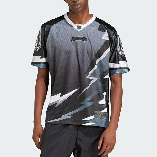 Adidas/阿迪达斯正品三叶草男透气经典运动足球V领短袖T恤JX1701