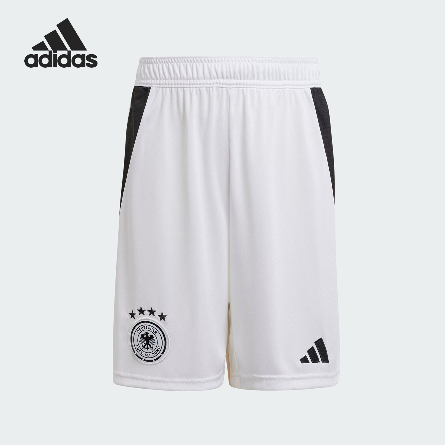 Adidas/阿迪达斯正品德国队球迷版大童足球运动短裤IP8138