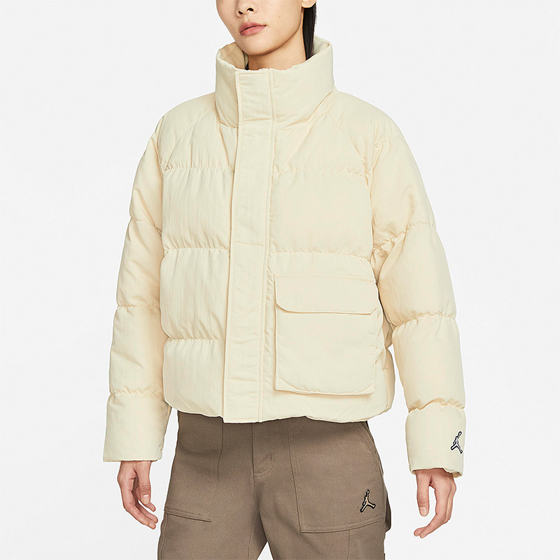 Nike/耐克正品Air Jordan女子运动保暖立领棉服DR0547-234