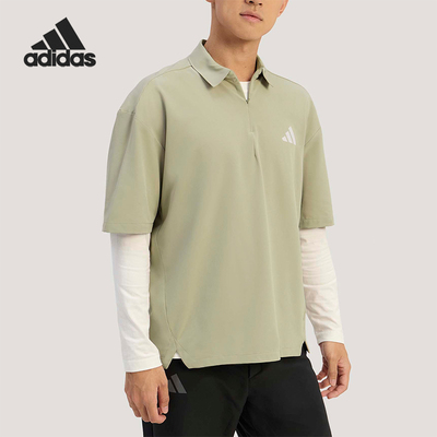 Adidas/阿迪达斯正品2026男士户外运动经典宽松休闲POLO衫KD6869