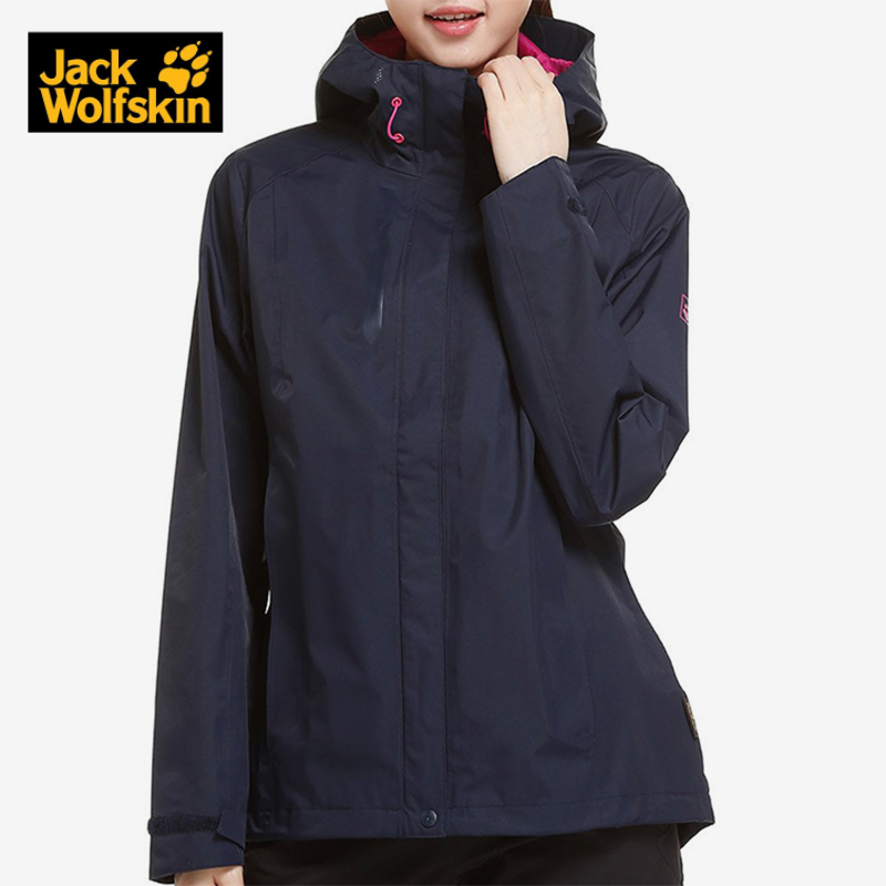 Jackwolfskin狼爪正品女子户外防风保暖单件冲锋衣外套 5012521
