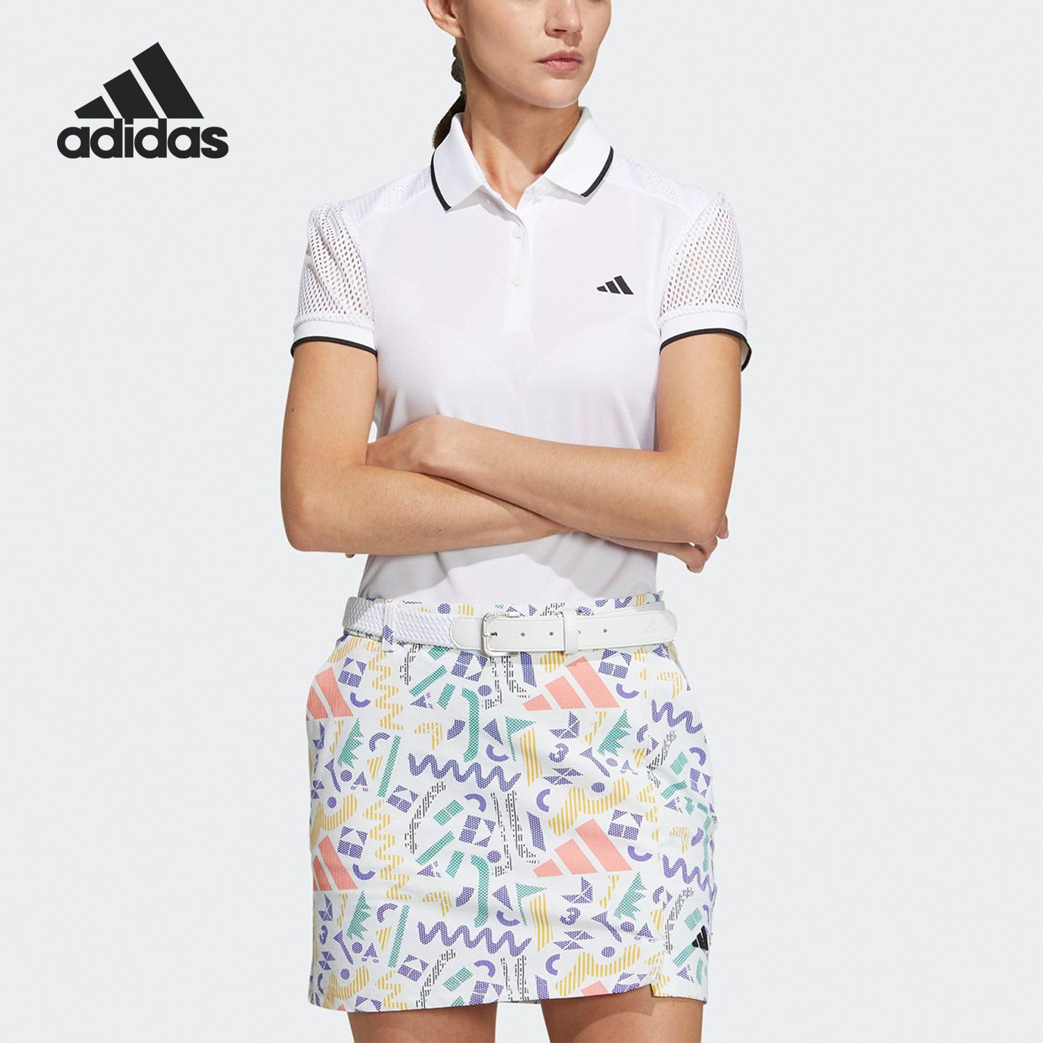 Adidas/阿迪达斯官方正品W ESS MESH高尔夫女子运动短袖HS6991,运动服/休闲服装,运动T恤,淘宝优惠券,粉丝福利购,淘宝优惠卷