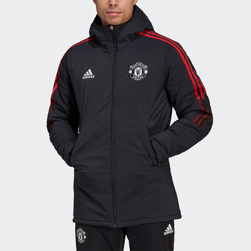 阿迪达斯男子足球运动棉服