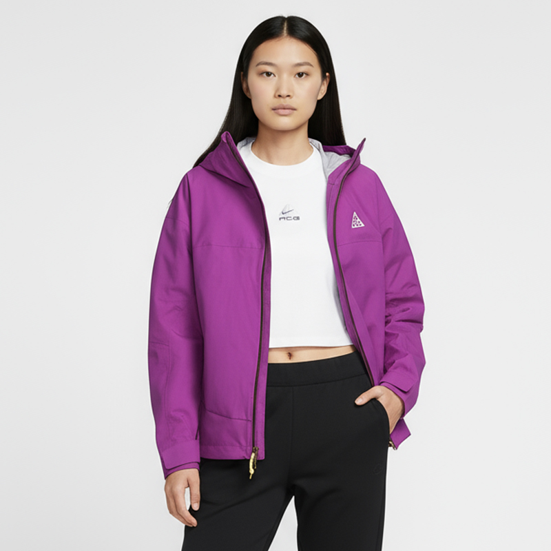 Nike/耐克正品Storm-FIT女士宽松户外硬壳冲锋衣HJ0247-505