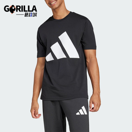Adidas/阿迪达斯正品夏季新款男士经典透气休闲圆领短袖T恤JE8945