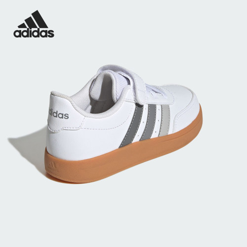 Adidas/阿迪达斯正品新款小童魔术贴低帮运动轻便板鞋JI0962