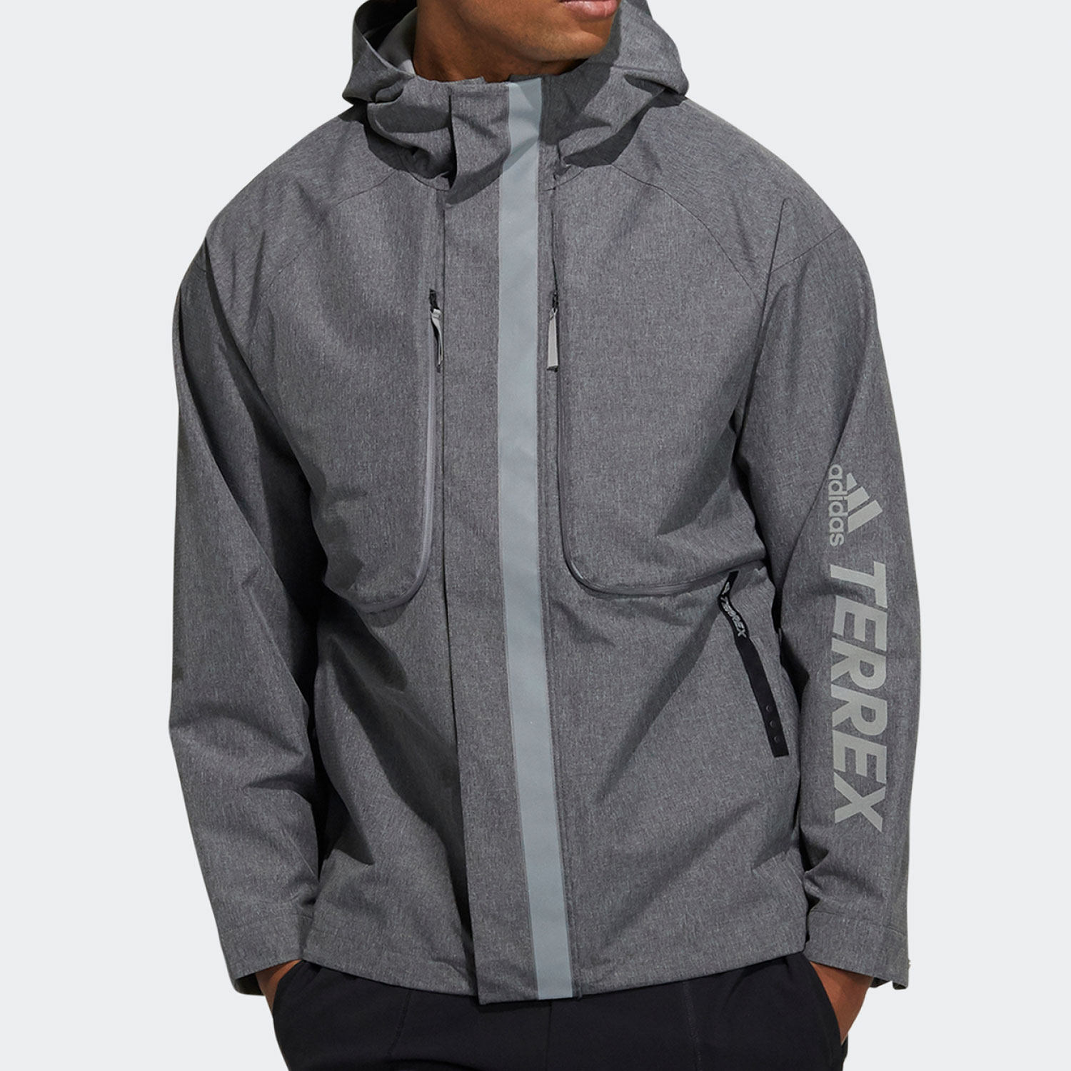 Adidas/阿迪达斯正品 夏季新款男女户外休闲运动外套 H13830