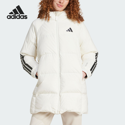阿迪达斯女士抗风保暖羽绒服
