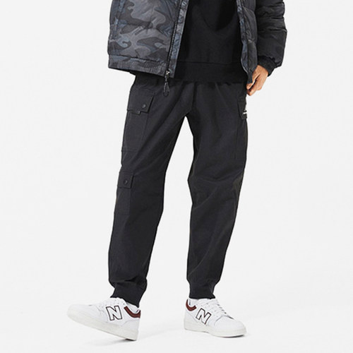 New Balance/NB正品运动男士时尚简约经典梭织长裤AMP13389-BK