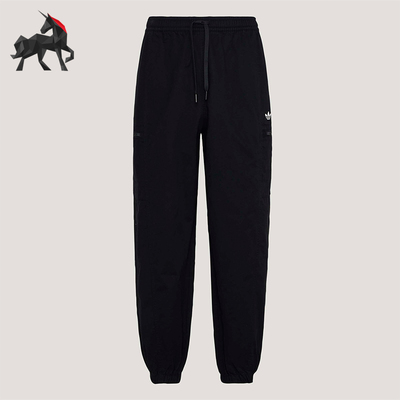 Adidas/阿迪达斯正品三叶草男士系带经典亲肤梭织运动裤KY5771