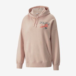新款 Puma 彪馬正品 秋季 寬松針織連帽休閑衛(wèi)衣537652 女子時(shí)尚