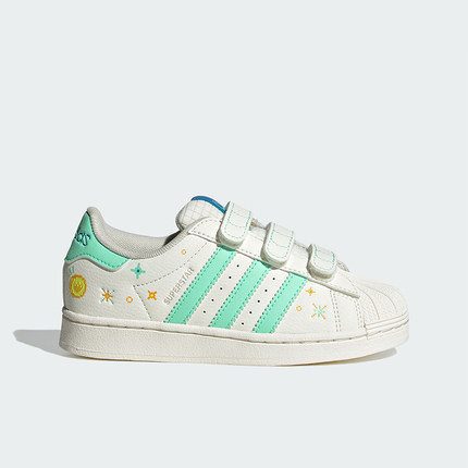 Adidas/阿迪达斯正品三叶草大童经典贝壳头休闲运动板鞋IF4319