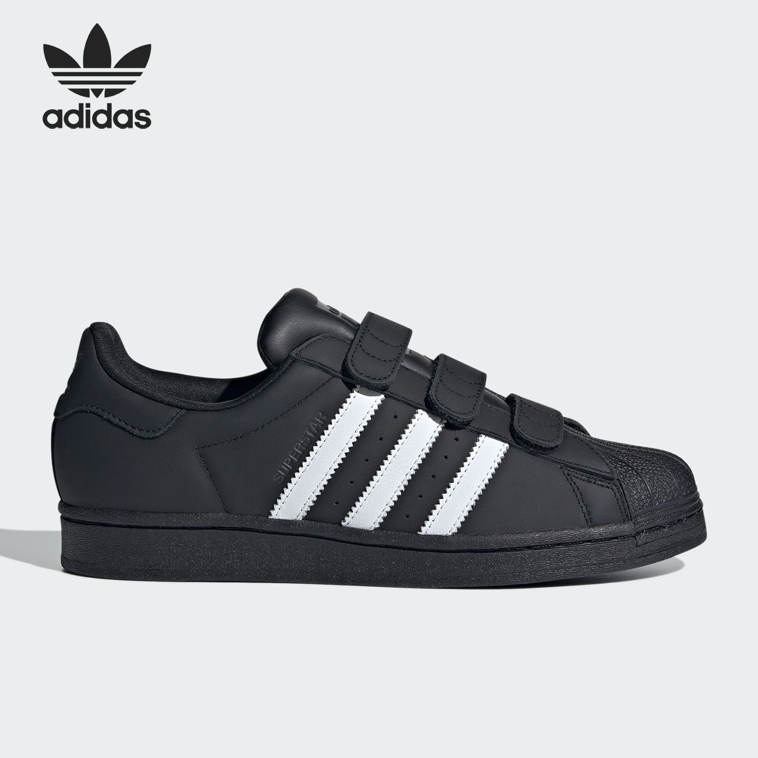 Adidas/阿迪达斯正品三叶草男女轻便魔术贴经典板鞋IE2967