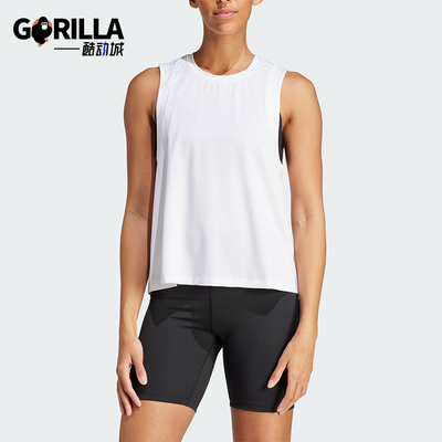 阿迪达斯女士运动无袖背心