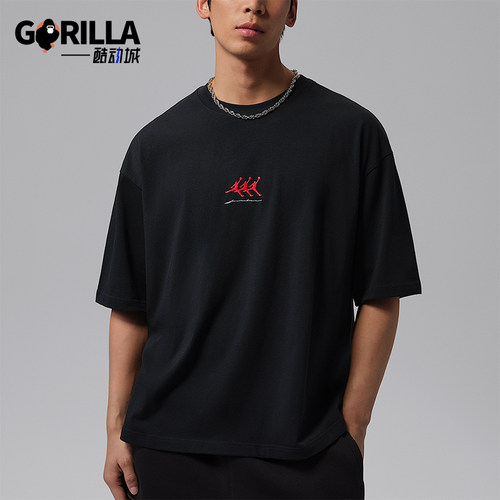 Nike/耐克正品Jordan Flight男士宽松印花经典短袖T恤IF3134-010