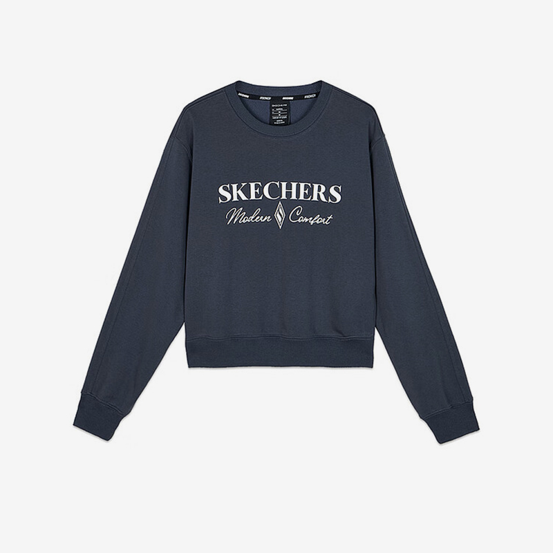 斯凯奇女士针织舒适卫衣