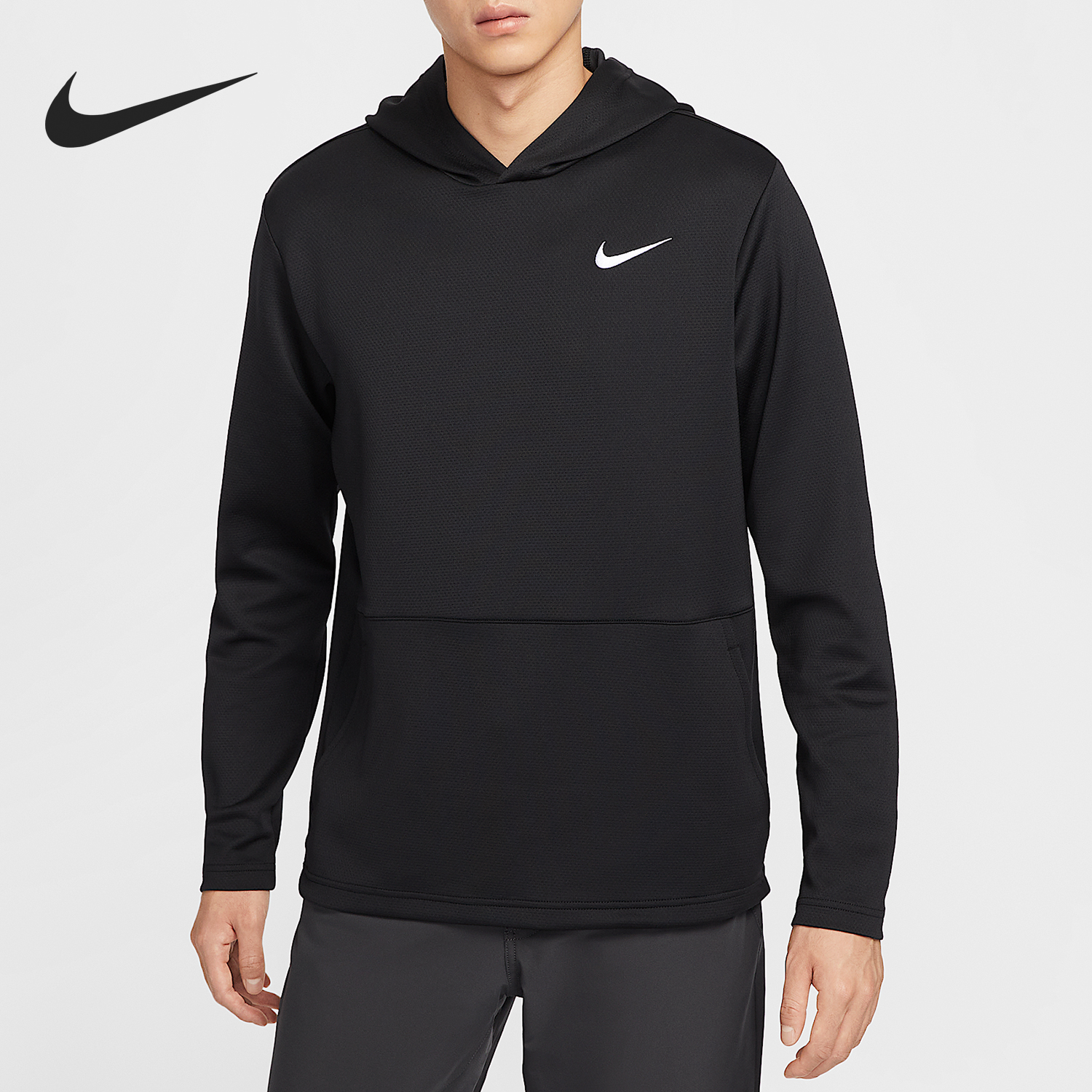 耐克男士连帽套头高尔夫卫衣