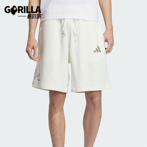 Adidas/阿迪达斯正品GFX KNIT SHORTS男士简约经典运动短裤KF0132