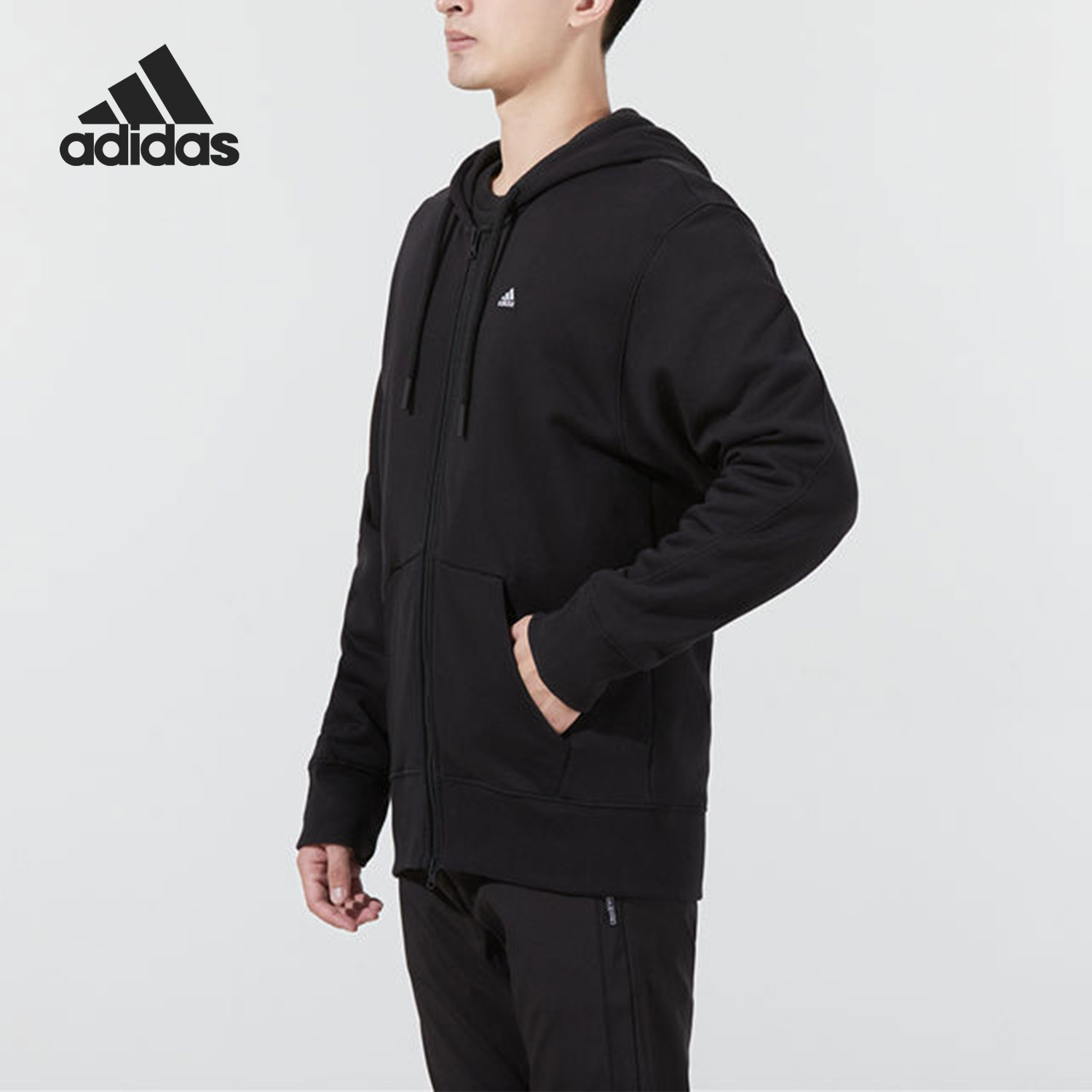 Adidas/阿迪达斯男子连帽外套