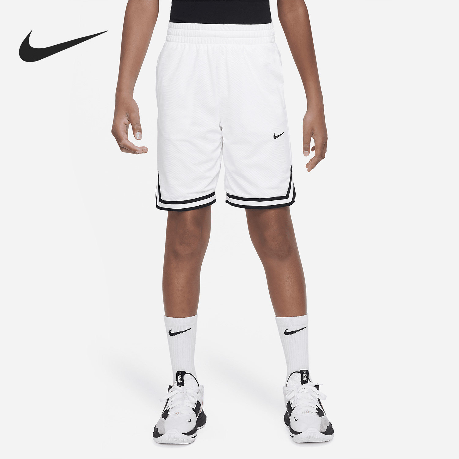 Nike/耐克正品2023新款篮球休闲梭织大童运动短裤DZ4280-100