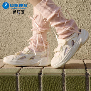 SANDAL男女经典 Adidas 阿迪达斯正品 OZWAVE JS4577 透气厚底凉鞋