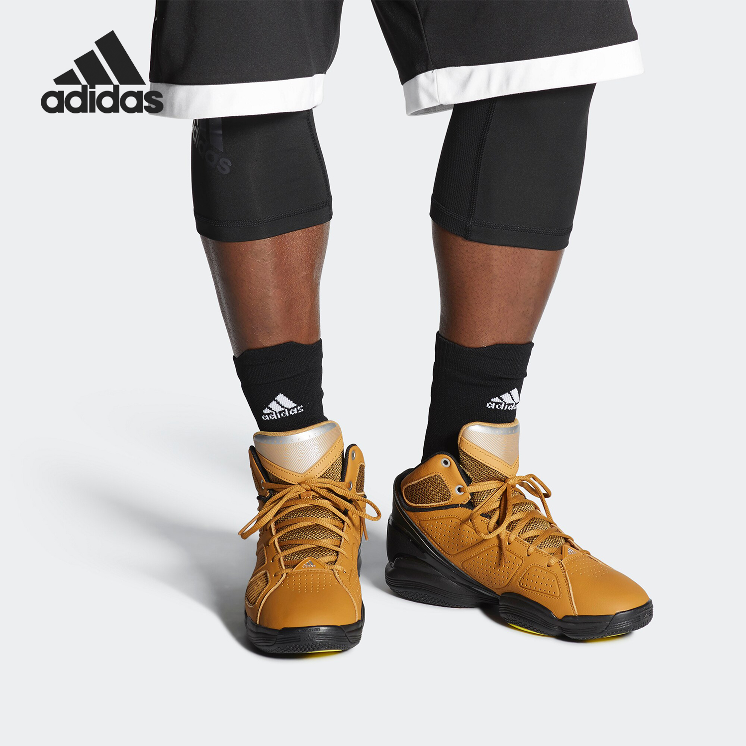 阿迪达斯正品rose罗斯场上篮球鞋