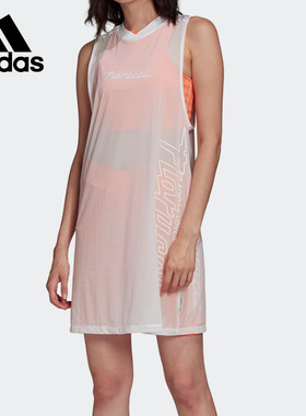 Adidas/阿迪达斯正品当季新款三叶草 DRESS 女子运动连衣裙FL4140
