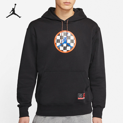 耐克男士连帽套头印花运动卫衣