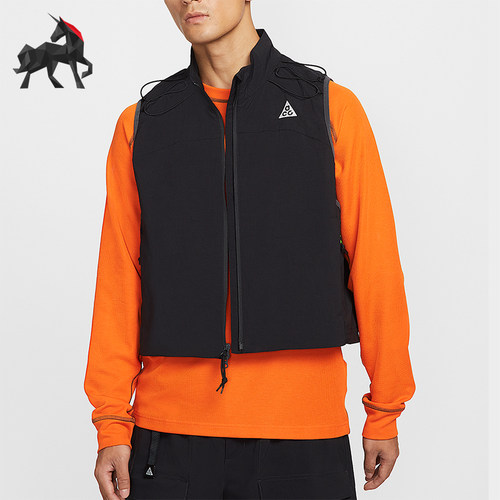 Nike/耐克正品2025夏季款男士透气宽松日常户外马甲HV0601-010