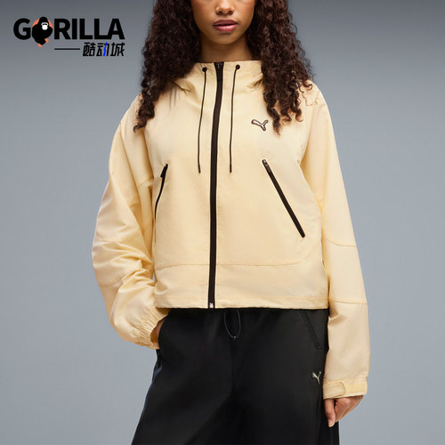 Puma/彪马正品女士廓形运动时尚日常连帽抽绳外套639026-88