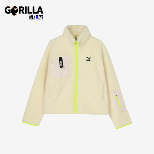 Puma/彪马正品Trail sherpa FZ Jacket女士经典拉链外套928727-01