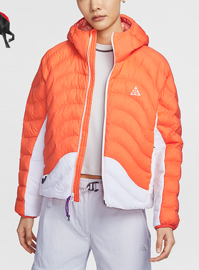 Nike/耐克正品Therma-FIT女士运动拼接长袖连帽棉服HM9964-819