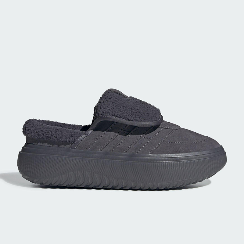 Adidas/阿迪达斯正品GRAND COURT女士休闲户外一脚蹬棉鞋JS4999