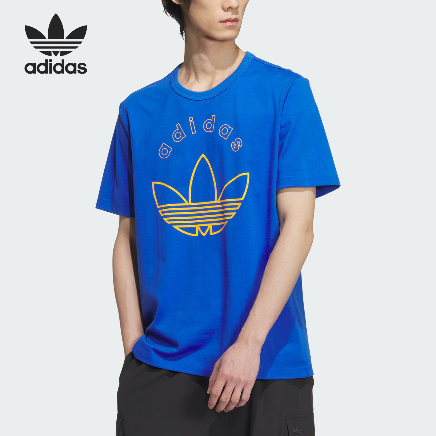 Adidas/阿迪达斯官方正品三叶草男士针织圆领休闲运动短袖JD1577,运动服/休闲服装,运动T恤,淘宝优惠券,粉丝福利购,淘宝优惠卷