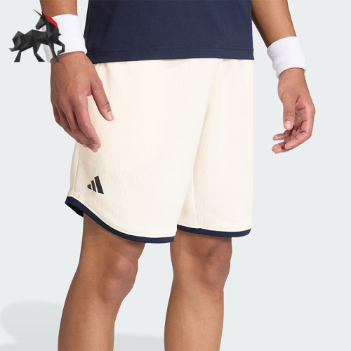 Adidas/阿迪达斯正品2026男士轻盈训练经典透气针织短裤KE6717