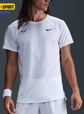 Nike/耐克正品Dri-FIT男士套头网球透气训练运动短袖DV2887-101