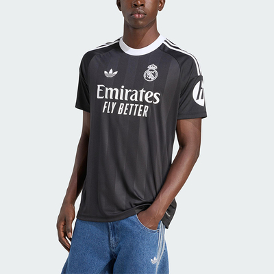 Adidas/阿迪达斯正品三叶草男士运动修身足球比赛透气短袖JP4173