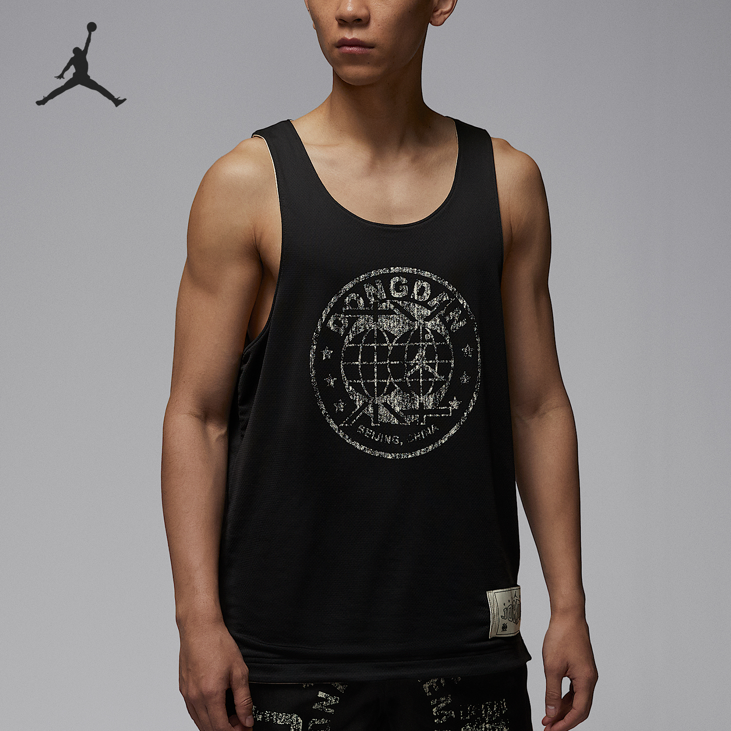 Nike/耐克正品JORDAN男士双面穿透气轻盈运动球衣HV1255-045