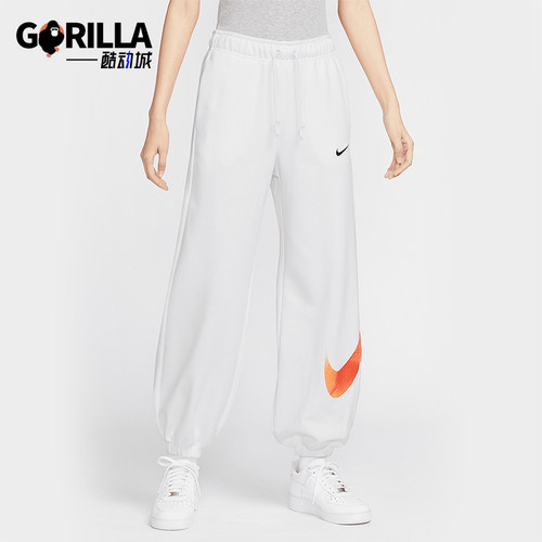Nike/耐克正品Sportswear女士中腰针织透气经典长裤IF0394-100