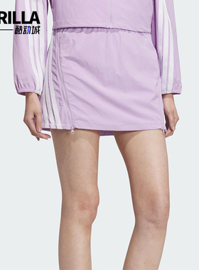 Adidas/阿迪达斯正品S SKORT女士透气三条纹日常休闲短裙KB7604