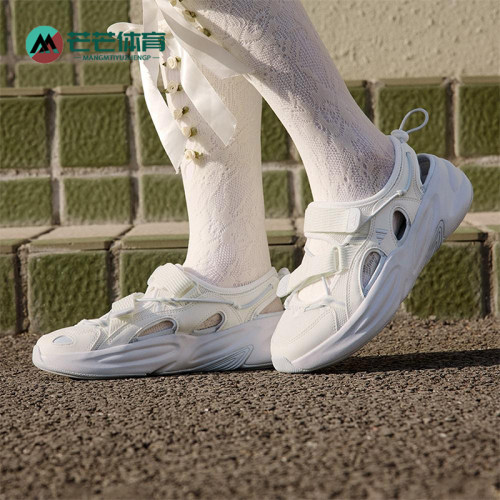 Adidas/阿迪达斯正品OZWAVE SANDAL女士经典魔术贴透气凉鞋JS4576