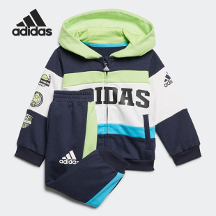 印花针织训练运动套装 小童秋季 GG3465 阿迪达斯官方正品 Adidas