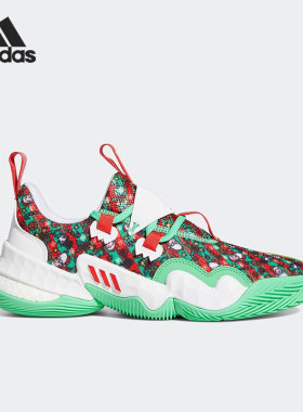 Adidas/阿迪达斯正品男子圣诞节特雷杨1代篮球鞋GY0305