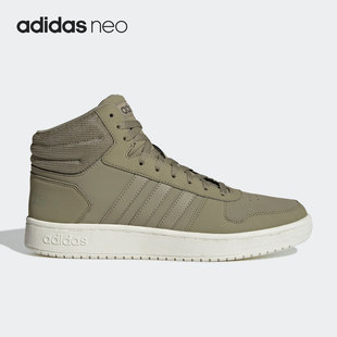 男子中帮休闲板鞋 Adidas H05683 2.0 HOOPS 阿迪达斯正品 neo