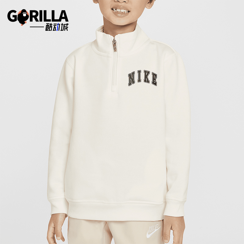 耐克小童透气宽松卫衣